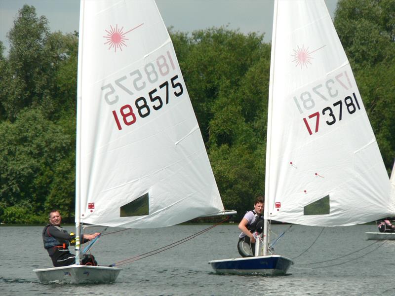 Lasers at Fishers Green photo copyright Kevin O’Brien taken at Fishers Green Sailing Club and featuring the ILCA 7 class