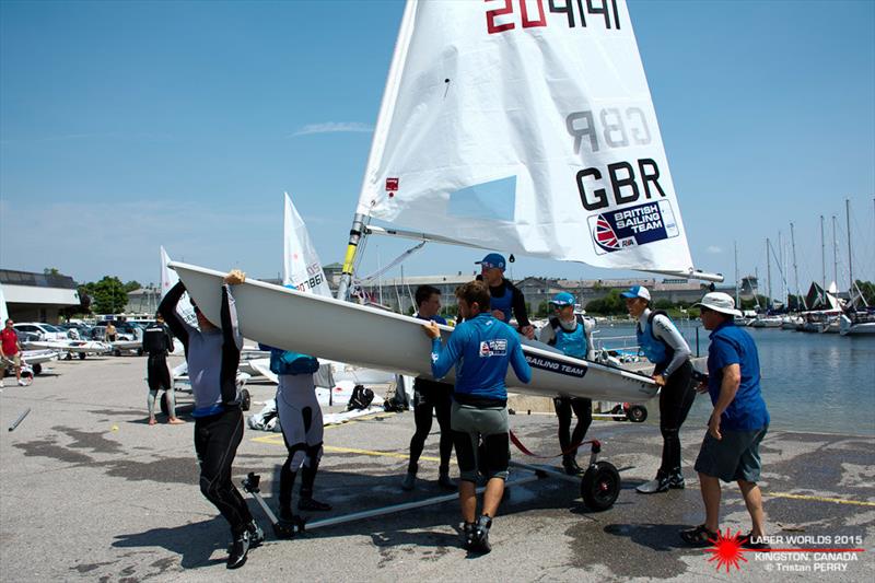 Nick Thompson wins the Laser Standard Men's Worlds - photo © Luka Bartulovic / SailingShot