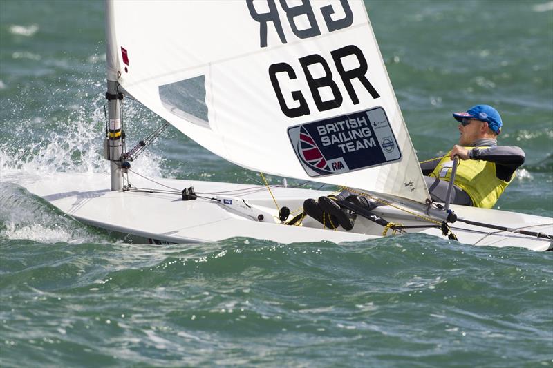 Nick Thompson, Laser photo copyright Ocean Images / British Sailing Team taken at  and featuring the ILCA 7 class