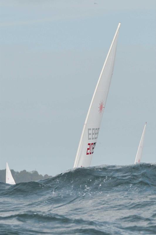 Neil Pryde UKLA Nationals at Mount's Bay day 3 photo copyright Lee Whitehead / www.photolounge.co.uk taken at  and featuring the ILCA 7 class