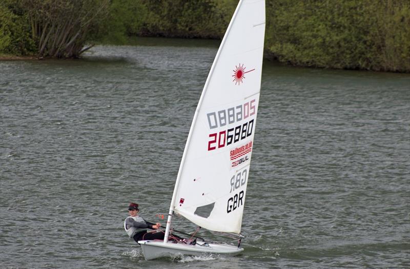 Craig Williamson winning the Swarkstone Laser Midland Grand Prix event photo copyright Hazel Williamson taken at Swarkestone Sailing Club and featuring the ILCA 7 class