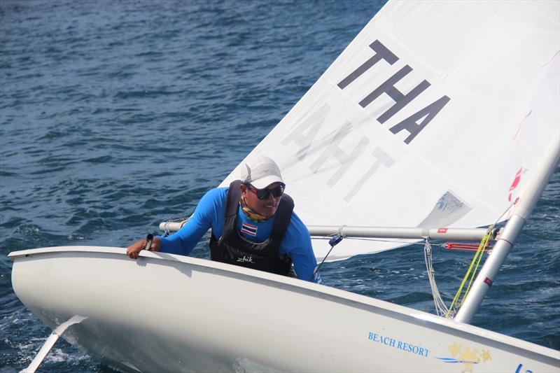 Dinghy racing in the 29th Phuket King's Cup Regatta photo copyright Narumon Prapawong / Phuket King's Cup Regatta taken at Phuket Yacht Club and featuring the ILCA 7 class