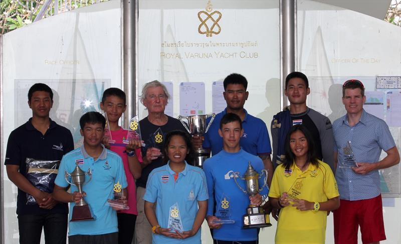 Winners at the Thailand Laser Nationals photo copyright Ben Montgomery taken at Royal Varuna Yacht Club and featuring the ILCA 7 class