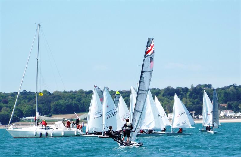 Class 8 start at the RCIYC Salty Dog Spring Regatta - photo © Simon Ropert