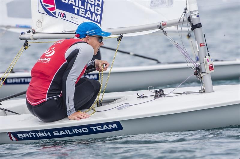 Nick Thompson on day 4 of Sailing World Cup Weymouth and Portland - photo © Pedro Martinez / Sailing Energy / World Sailing