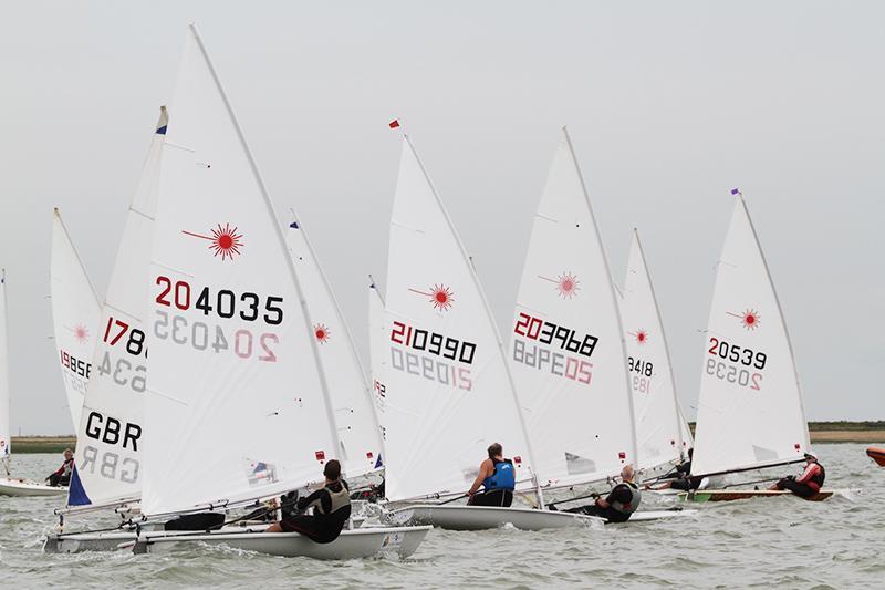 Pyefleet Week 2016 day 2 photo copyright Mandy Bines taken at Brightlingsea Sailing Club and featuring the ILCA 7 class