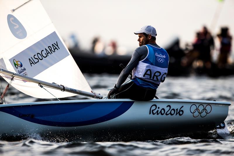 Argentina's Julio Alsogaray on day 2 of the Rio 2016 Olympic Sailing Regatta - photo © Sailing Energy / World Sailing
