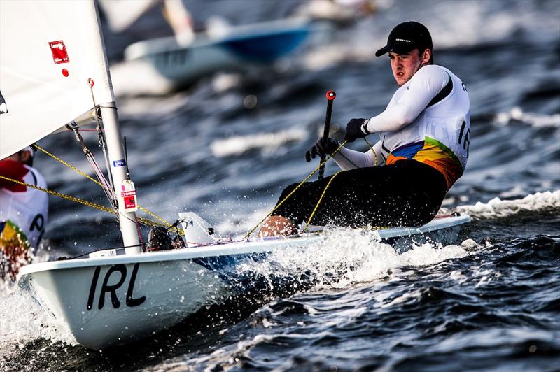 Finn Lynch during the Rio 2016 Olympic Sailing Competition - photo © Sailing Energy / World Sailing