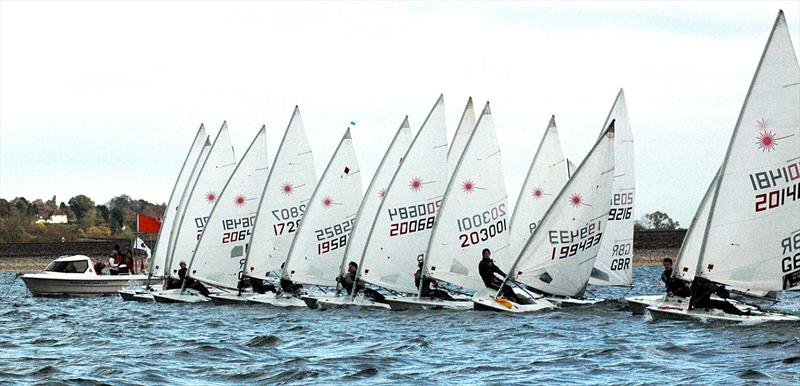 Laser start at the British University Fleet Racing Championships photo copyright Malcolm Lewin / www.malcolmlewinphotography.zenfolio.com/sail taken at Draycote Water Sailing Club and featuring the ILCA 7 class