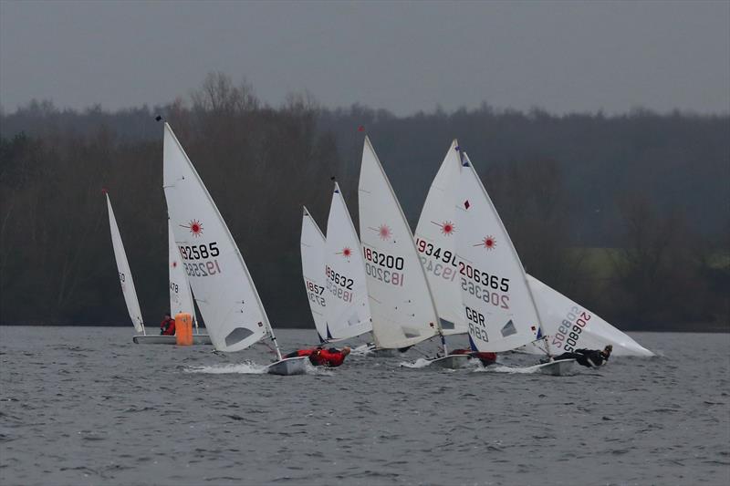 Hiking weather at last on day 5 of the Fox's Marine & Country Alton Water Frostbite Series - photo © Tim Bees