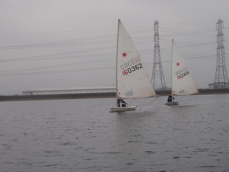 Laser Sunday GMT Series at King George photo copyright Andy Baccas taken at King George Sailing Club and featuring the ILCA 7 class