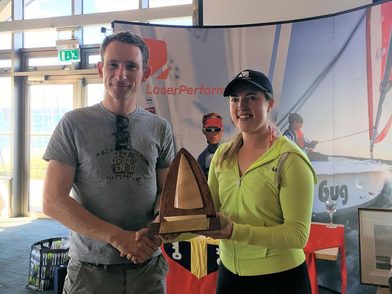 Ben Elvin wins the Radial fleet at the LaserPerformance Wildwind Laser Masters National Championships 2017 photo copyright David Freeman taken at Hayling Island Sailing Club and featuring the ILCA 7 class