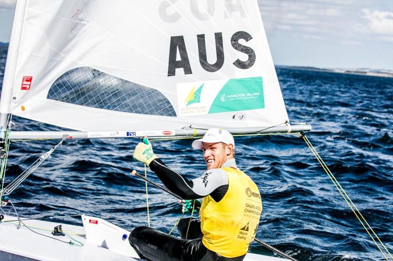 Hempel Sailing World Championships Aarhus Denmark 2018 Test Event photo copyright Jesus Renedo / Sailing Energy / World Sailing taken at Sailing Aarhus and featuring the ILCA 7 class