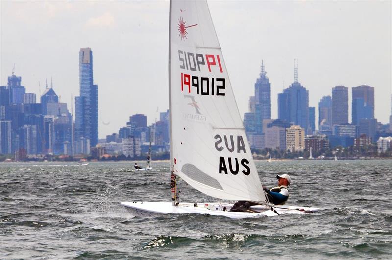 Tom Burton on day 2 of the Sail Melbourne International - photo © Gordon Hyde
