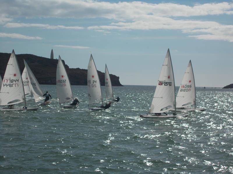 Lasers racing in Baltimore Harbour during the Laser Munster Championships - photo © BSC