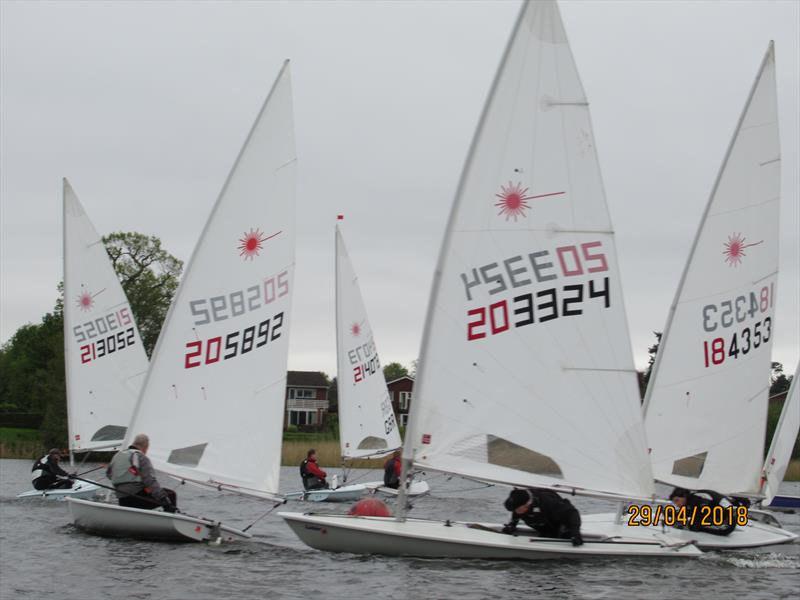 Lasers at Chipstead photo copyright Sophie Poston taken at Chipstead Sailing Club and featuring the ILCA 7 class