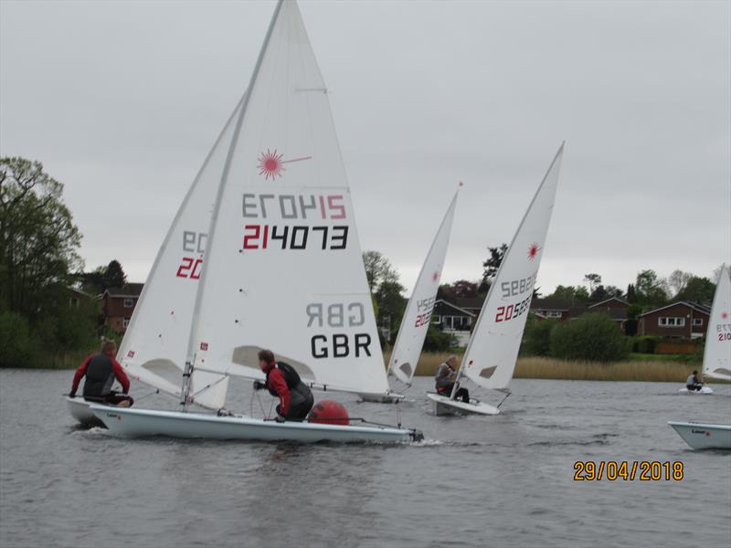 Lasers at Chipstead photo copyright Sophie Poston taken at Chipstead Sailing Club and featuring the ILCA 7 class