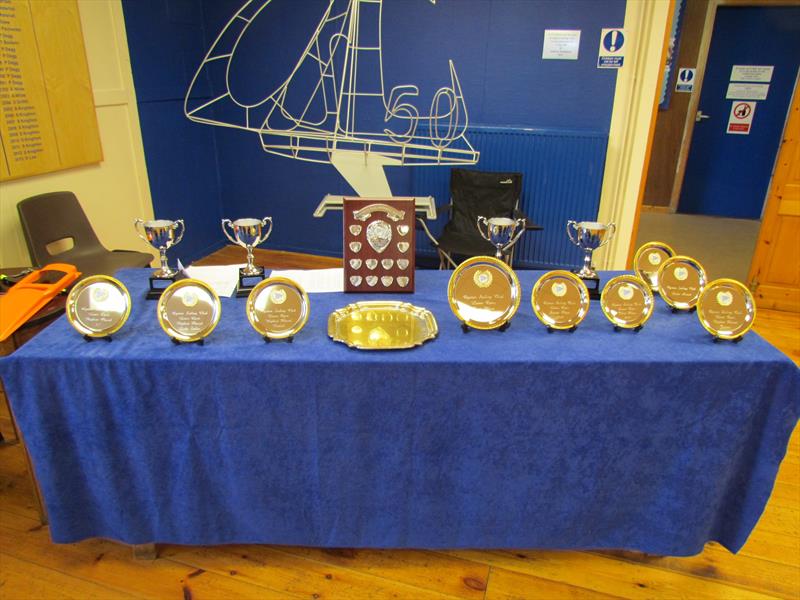 Ogston Laser Grand Prix prizes photo copyright Dave Basford taken at Ogston Sailing Club and featuring the ILCA 7 class