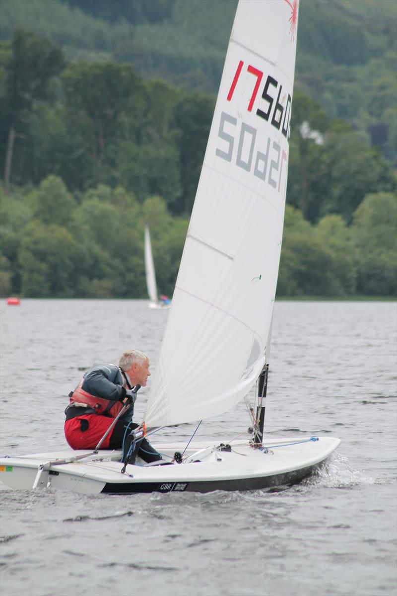 Dave Lawson wins the Bassenthwaite Laser Open photo copyright William Carruthers taken at Bassenthwaite Sailing Club and featuring the ILCA 7 class