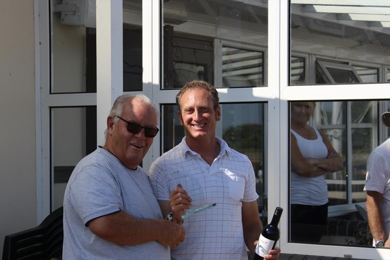 Jon Emmett wins the Radial fleet in the Keyhaven Laser Open photo copyright Darren Willis taken at Keyhaven Yacht Club and featuring the ILCA 7 class