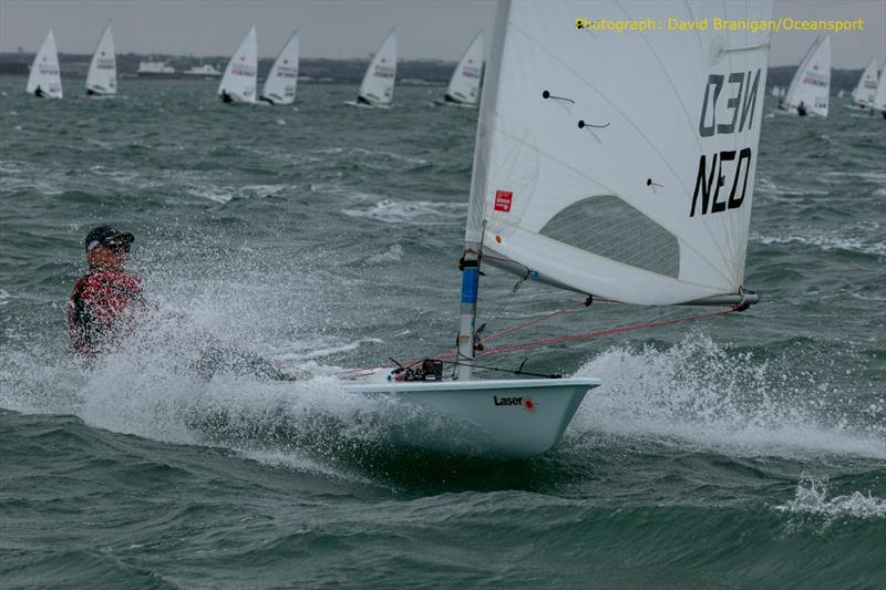 Day 2 of the DLR Laser Masters World Championships in Dublin Bay - photo © David Branigan / www.oceansport.ie