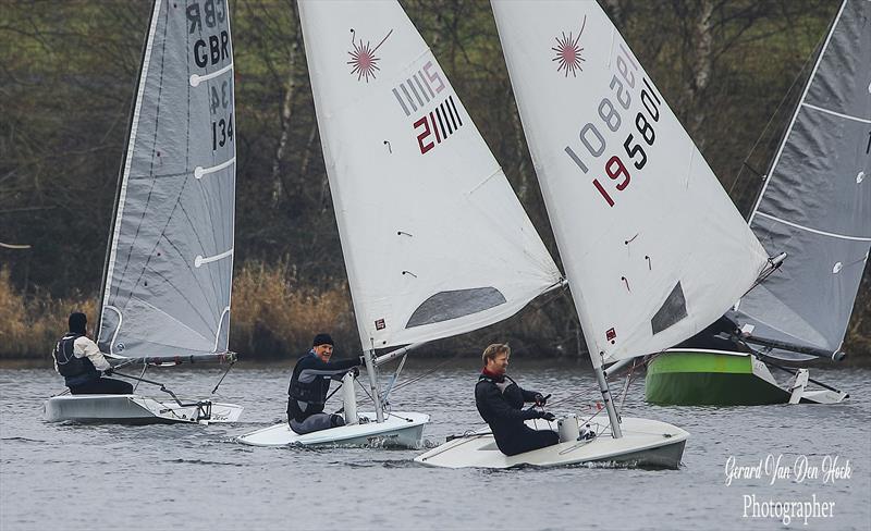 Marlow Ropes Tipsy Icicle Series at Leigh & Lowton SC Week 3 photo copyright Gerard Van den Hoek taken at Leigh & Lowton Sailing Club and featuring the ILCA 7 class