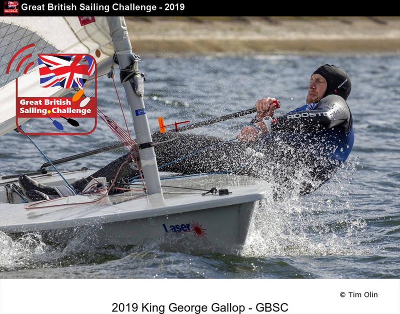 Laser upwind during the King George Gallop - photo © Tim Olin / www.olinphoto.co.uk