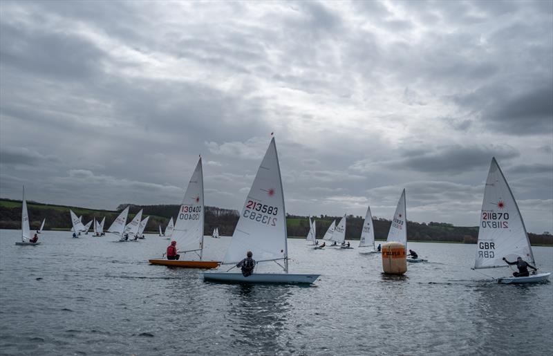 Light winds on Saturday during the Laser Masters at Notts County photo copyright David Eberlin taken at Notts County Sailing Club and featuring the ILCA 7 class