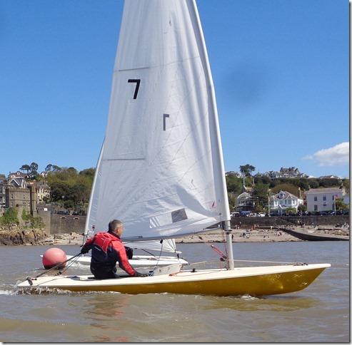 Clevedon Sailing Club Presidents Trophy and RNLI Race photo copyright M Batchelor taken at Clevedon Sailing Club and featuring the ILCA 7 class