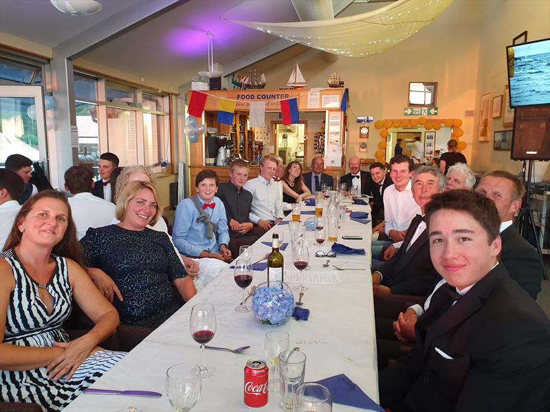 Gala dinner during the the Laser UK National Championships at Largs photo copyright Jon Emmett taken at Largs Sailing Club and featuring the ILCA 7 class