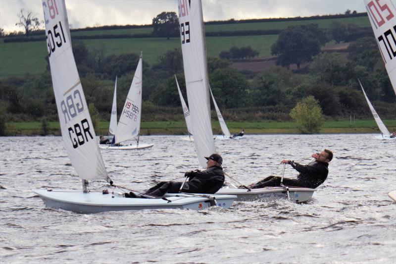 The upwind leg during the Laser Midland Grand Prix Series Finale at Bartley photo copyright Chris Oates taken at Bartley Sailing Club and featuring the ILCA 7 class