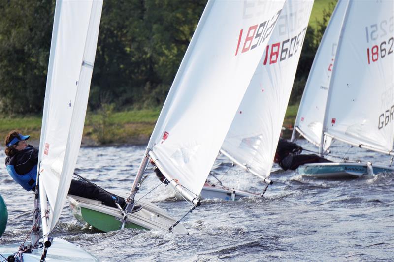 The wind freshens during the Laser Midland Grand Prix Series Finale at Bartley photo copyright Chris Oates taken at Bartley Sailing Club and featuring the ILCA 7 class