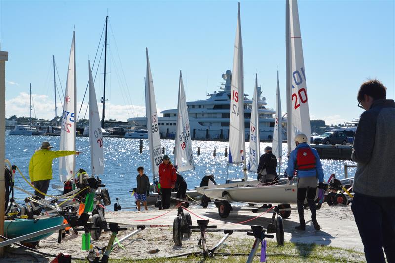 Laser Masters Florida Championship and Jack Swenson Memorial Trophy photo copyright PBSC taken at Palm Beach Sailing Club, Florida and featuring the ILCA 7 class