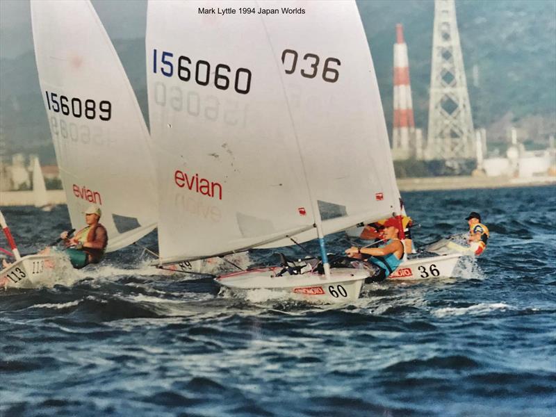 Mark Lyttle during the 1994 Laser Worlds in Japan - photo © UKLA Archive