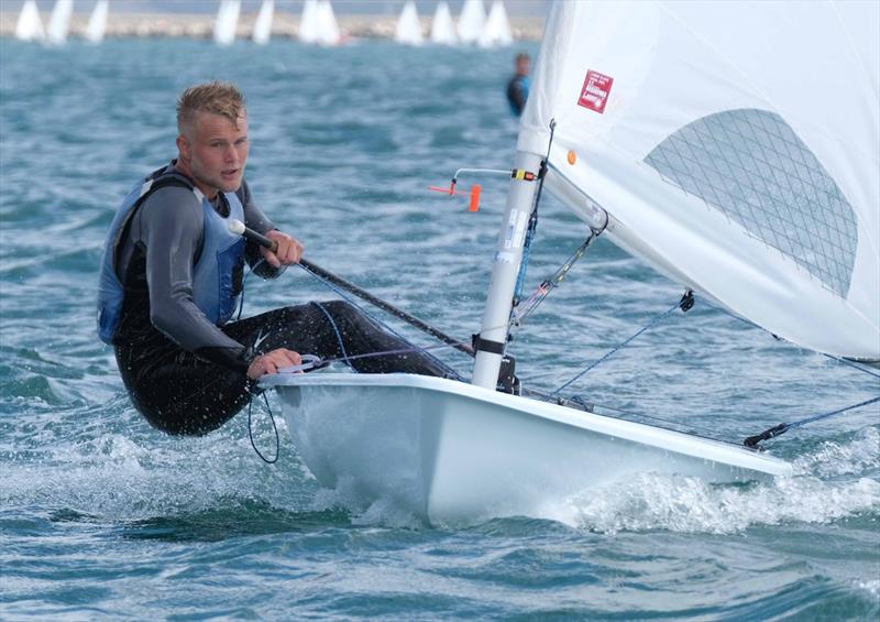 Ben Flower during the UKLA ILCA 7 Nationals at the WPNSA photo copyright Sam Pearce taken at Weymouth & Portland Sailing Academy and featuring the ILCA 7 class