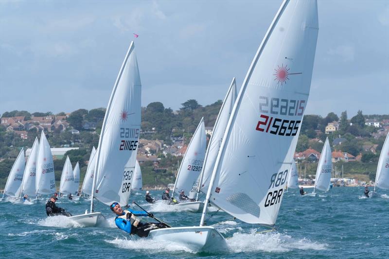 Jack Hopkins during the UKLA ILCA 7 Nationals at the WPNSA photo copyright Sam Pearce taken at Weymouth & Portland Sailing Academy and featuring the ILCA 7 class