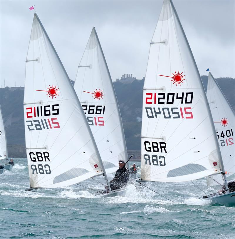 Mark Lyttle during the UKLA ILCA 7 Nationals at the WPNSA photo copyright Sam Pearce taken at Weymouth & Portland Sailing Academy and featuring the ILCA 7 class