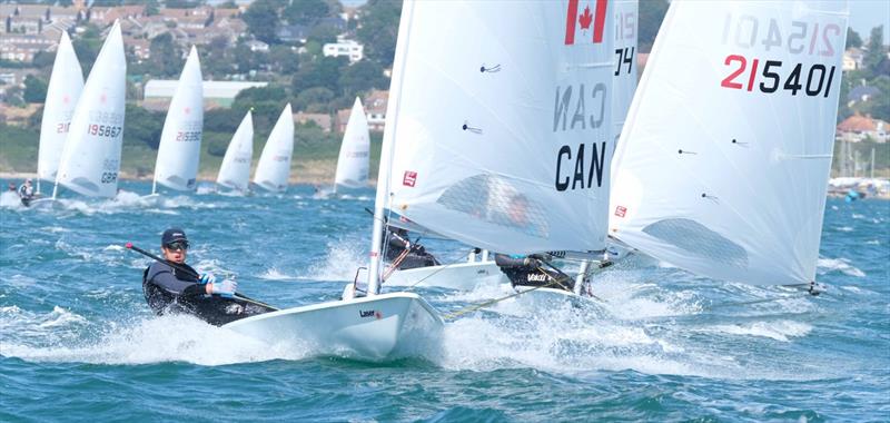 Norman Struthers during the UKLA ILCA 7 Nationals at the WPNSA photo copyright Sam Pearce taken at Weymouth & Portland Sailing Academy and featuring the ILCA 7 class