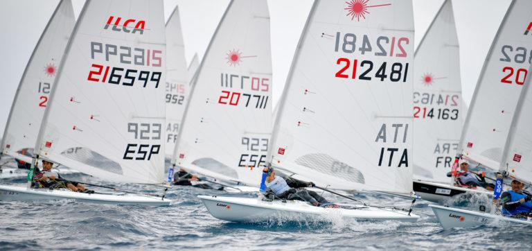 2020 Laser Master Europeans day 5 photo copyright Marta Rovatti Studihrad taken at Circolo Nautico Andora and featuring the ILCA 7 class