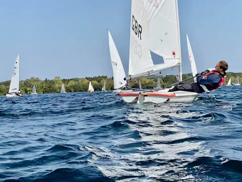 Club racing at Burghfield Sailing Club photo copyright Marc Sollars taken at Burghfield Sailing Club and featuring the ILCA 7 class