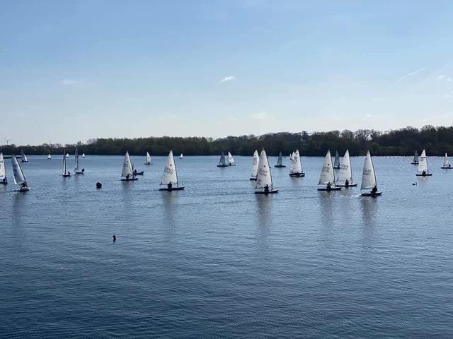 Easter Regatta at Burghfield  photo copyright Nigel Rolfe taken at Burghfield Sailing Club and featuring the ILCA 7 class