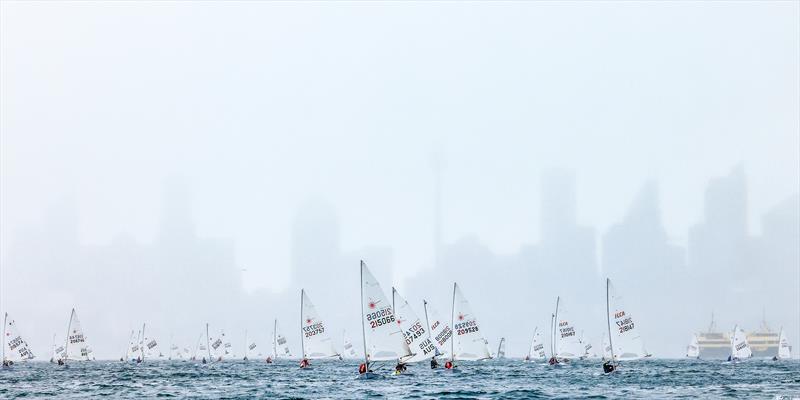 ILCA Laser 50th anniversary celebrations in Sydney Harbour - photo © AeroMedia