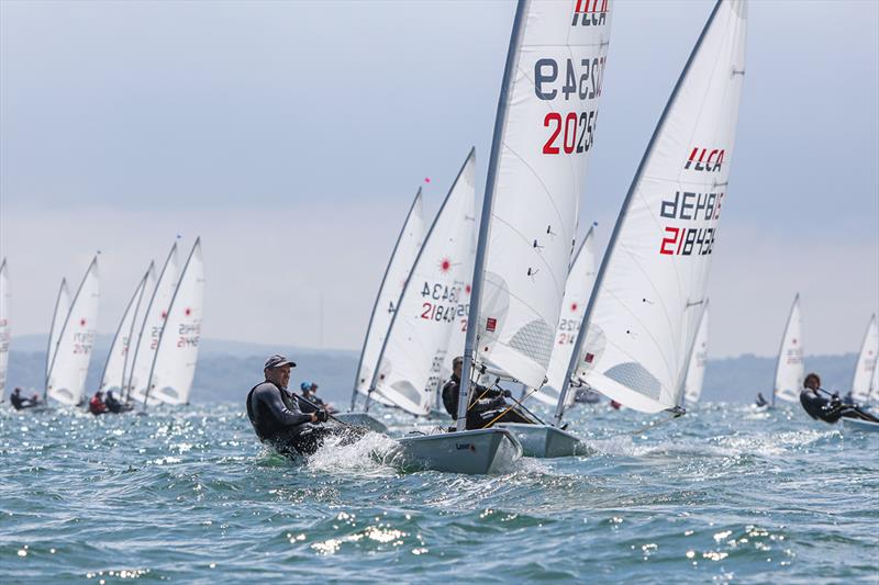 Orlando Gledhill during the ILCA7 50th Anniversary Regatta at Stokes Bay photo copyright Georgie Altham / www.facebook.com/galthamphotography taken at Stokes Bay Sailing Club and featuring the ILCA 7 class