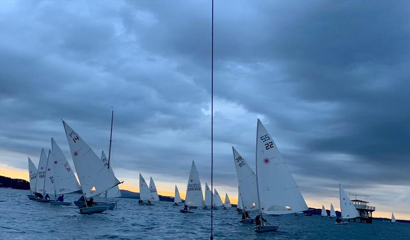 Big Monday for the ILCA / Laser fleet at Parkstone - photo © Chris Whalley