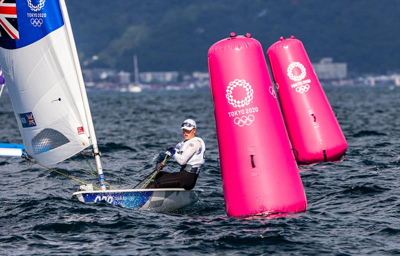 Elliot Hanson in the Men's ILCA 7 on Tokyo 2020 Olympic Sailing Competition Day 1 photo copyright Sailing Energy / World Sailing taken at  and featuring the ILCA 7 class