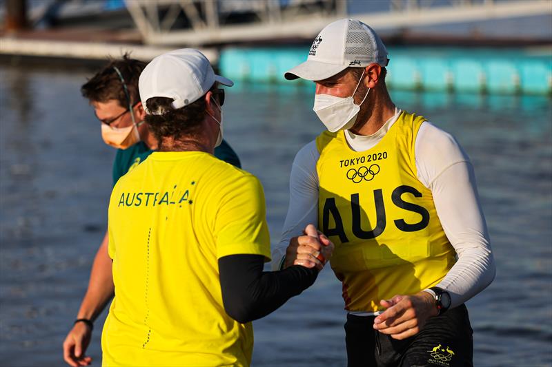 Matt Wearn assured of Laser gold on Tokyo 2020 Olympic Sailing Competition Day 6 - photo © Sailing Energy / World Sailing