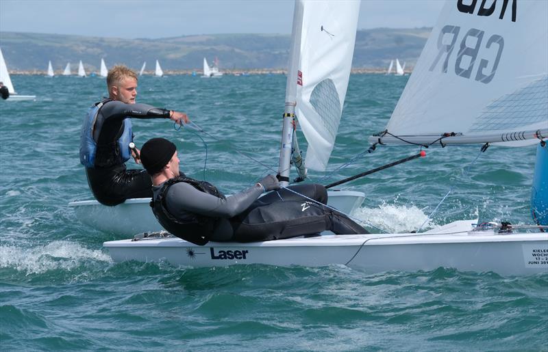 ILCA 7s at the WPNSA photo copyright Sam Pearce taken at Weymouth & Portland Sailing Academy and featuring the ILCA 7 class
