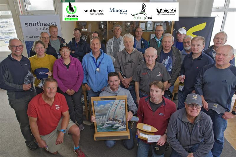 ILCA 7 prize winners in the 2021 UKLA Masters Inlands at Grafham - photo © Paul Sanwell