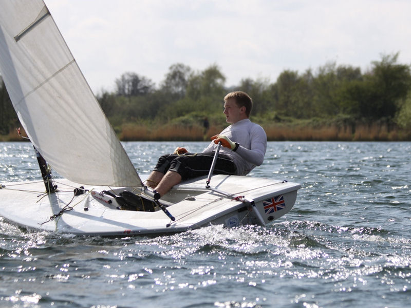 Hertfordshire County Youth Regatta photo copyright James Le Couillard taken at Bury Lake Young Mariners and featuring the ILCA 7 class