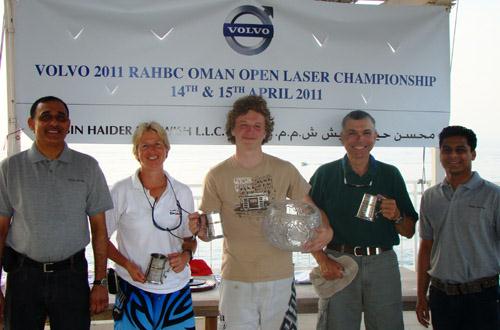 Volvo Oman Laser Championship photo copyright Fred Rourke taken at Ras al Hamra Boat Club and featuring the ILCA 7 class